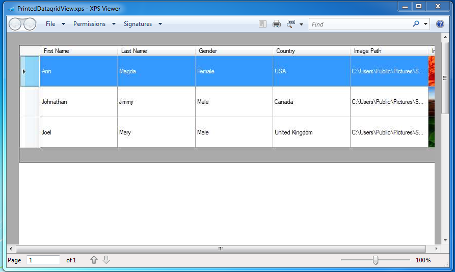 C Tutorial How To Print A Datagridview With Paging Images