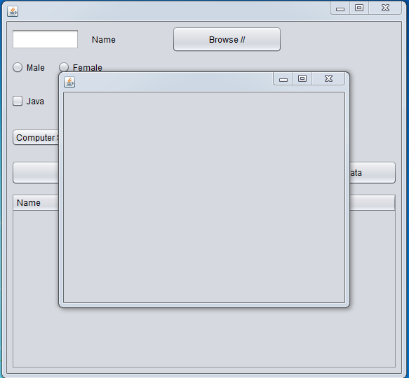 How To Open A New Jframe On Button Click In Netbeans