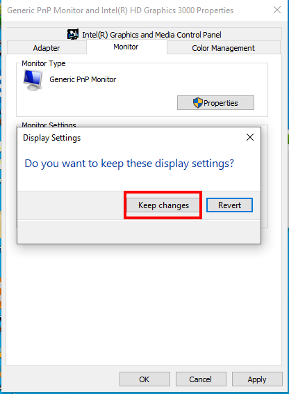 How To Change Display Refresh Rate Windows 10 - Adjust Screen Refresh Rate - Keep Revert