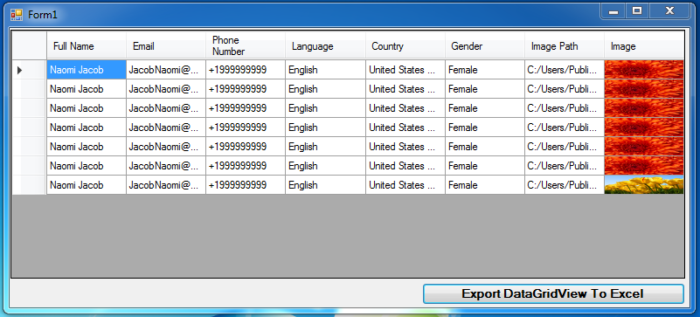 How To Export Datagridview To Excel In C#