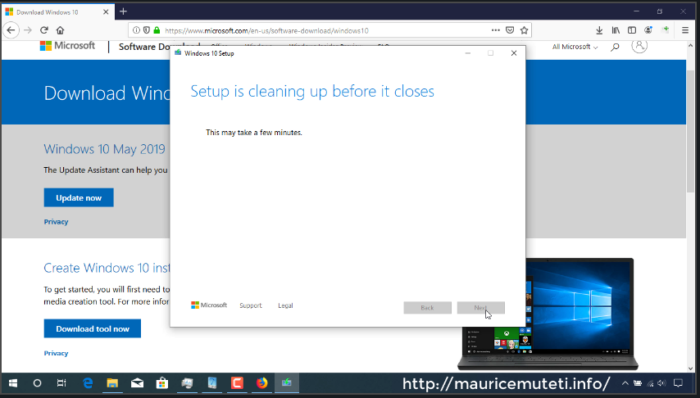 How To Download Windows 10 ISO From Microsoft With Media Creation Tool - Cleaning UP