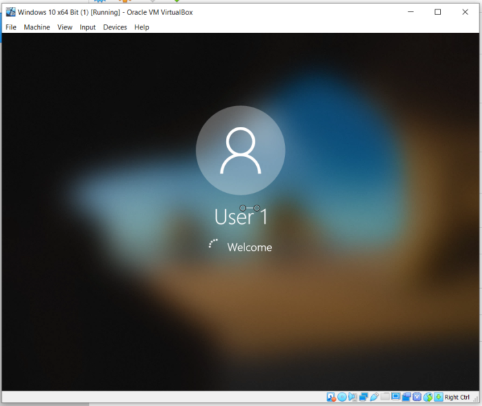 How To Install Windows 10 On Oracle VM VirtualBox - Restarting User 1