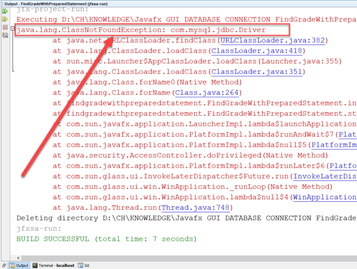 How To Fix "java.lang.ClassNotFoundException com.mysql.jdbc.Driver" Error.